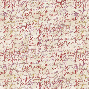 Fluidity Script Large - Red/Cream