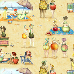 Beach Fruit Ladies - Light Yellow