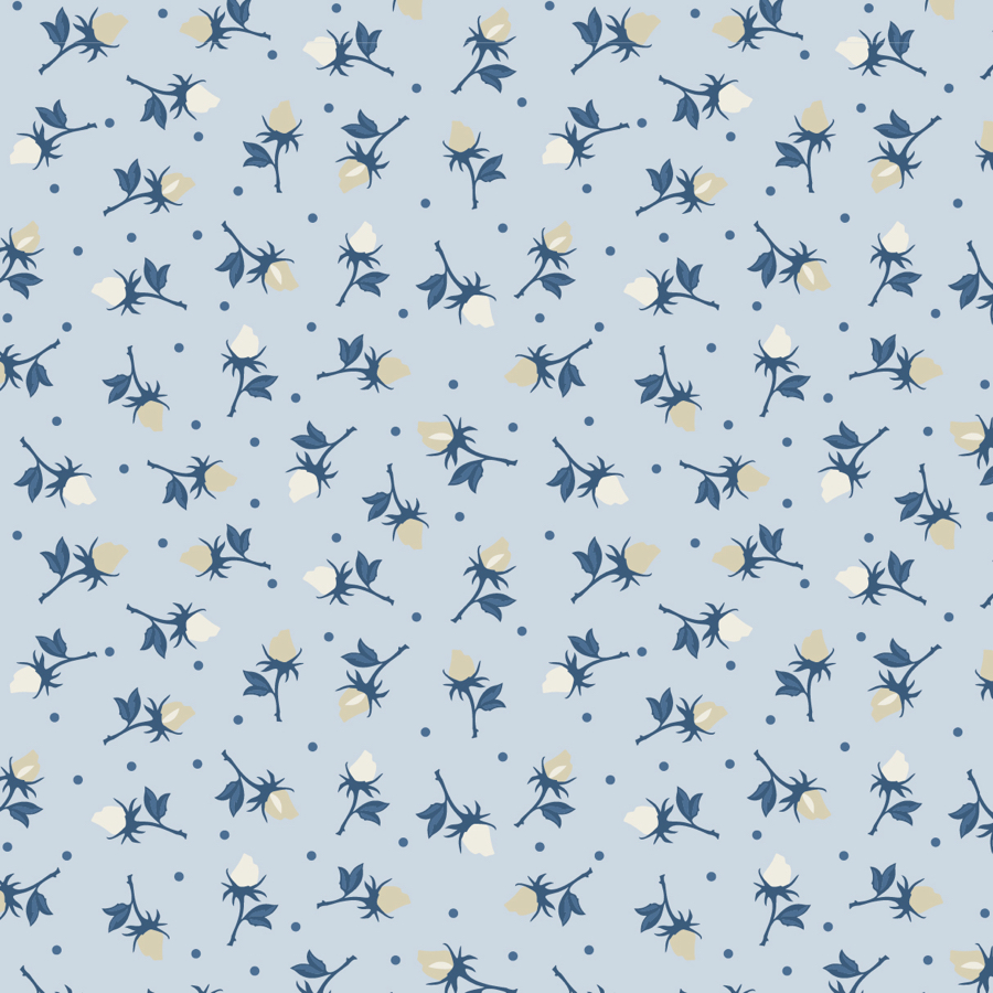 Lakeland Blues Rosebud Toss - Light Blue - Afbeelding 2