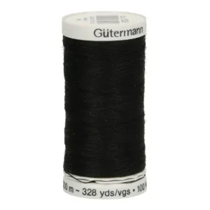 Gütermann Cotton 30 - 300m. - Zwart 1005