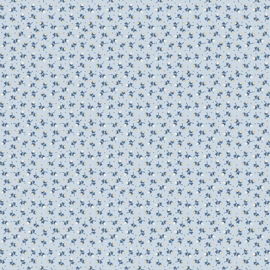 Lakeland Blues Rosebud Toss - Light Blue